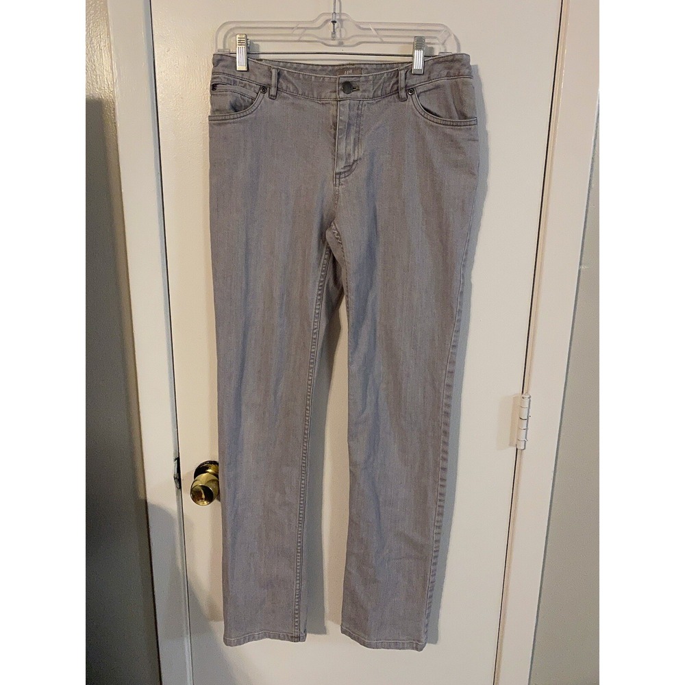 J. Jill Slim Leg Stretch Gray Ankle Jeans Womens Size 6
